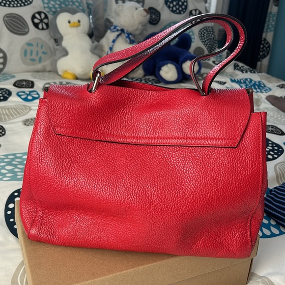 RED Italian handbag - Picture 3 of 9